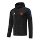 Arsenal 22/23 Men's Black Long Zip Windbreaker