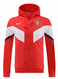 Portugal 22/23 Men's Red Long Zip Windbreaker