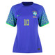 NEYMAR JR #10 Brazil 22/23 Women's Away Shirt