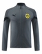 Borussia Dortmund 22/23 Men's Gray Long Zip Jacket