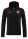 Manchester United 22/23 Men's Black Hoodie Long Zip Jacket