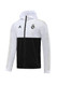 Real Madrid 22/23 Men's White-Black Long Zip Windbreaker