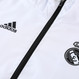 Real Madrid 22/23 Men's White-Black Long Zip Windbreaker