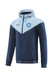 SSC Napoli 22/23 Men's Blue Long Zip Windbreaker