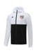 São Paulo 23/24 Men's White-Black Long Zip Windbreaker