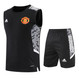 Manchester United 22/23 Men's Black-White Training Tank Top