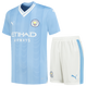 Manchester City 23/24 Kid's Home Shirt and Shorts