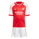 ØDEGAARD #8 Arsenal 23/24 Kid's Home Shirt and Shorts - Arsenal Font