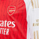 SAKA #7 Arsenal 23/24 Men's Home Long Sleeve Shirt - PL Font