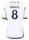 KROOS #8 Real Madrid 23/24 Kid's Home Shirt and Shorts