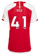 RICE #41 Arsenal 23/24 Women's Home Shirt - PL Font