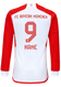 KANE #9 Bayern Munich 23/24 Men's Home Long Sleeve Shirt