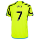 SAKA #7 Arsenal 23/24 Stadium Men's Away Shirt - PL Font