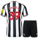 BRUNO G. #39 Newcastle United 23/24 Kid's Home Shirt and Shorts - PL Font