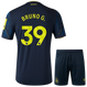 BRUNO G. #39 Newcastle United 23/24 Kid's Third Shirt and Shorts - PL Font