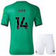 ISAK #14 Newcastle United 23/24 Kid's Away Shirt and Shorts - PL Font