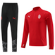 AC Milan 23/24 Men's Red-Black Short Zip Tracksuit