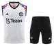 Manchester United 23/24 Men's Love Unites White Training Tank Top