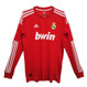 Real Madrid 11/12 Men's Third Retro Long Sleeve Shirt