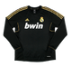 Real Madrid 11/12 Men's Away Retro Long Sleeve Shirt