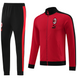 AC Milan 23/24 Men's Red-Black Long Zip Jacket