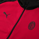 AC Milan 23/24 Men's Red-Black Long Zip Hoodie