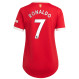 RONALDO #7 Women's 21/22 Manchester United Home Shirt