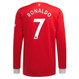 RONALDO #7 Men's 21/22 Long Sleeve Stadium Manchester United Home Shirt