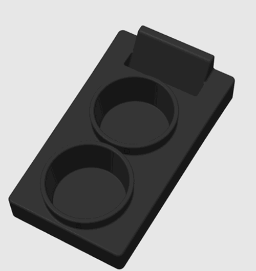 Mercedes W124 Early Model Cup Holder with Phone Slot | Center Console Upgrade Mercedes W124 Early Model Cup Holder with Phone Slot | Center Console Upgrade