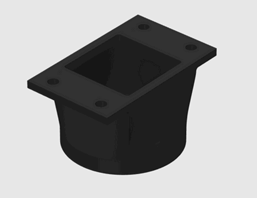 Bosch VAF to 3” Intake Adapter Bosch VAF to 3” Intake Adapter