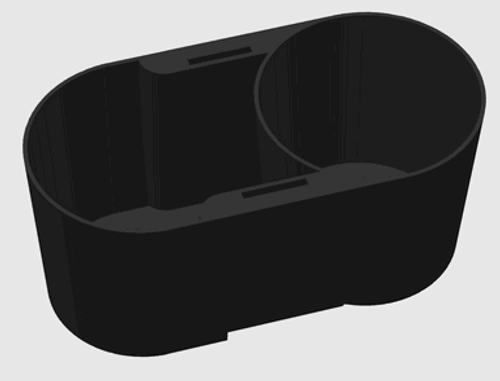 Audi Q2 Center Console Cup Holder | Rotatable Organizer Insert with Coin Slots Audi Q2 Center Console Cup Holder | Rotatable Organizer Insert with Coin Slots