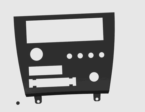 Dashboard Panel for Switches – S14a Nissan Silvia 200SX Dashboard Panel for Switches – S14a Nissan Silvia 200SX