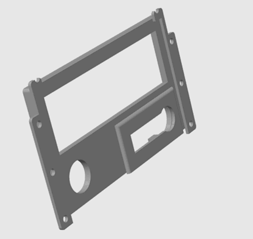 Mazda RX-7 FC Radio Bezel – Single DIN + Turbo Controller + USB Charger Mount Mazda RX-7 FC Radio Bezel – Single DIN + Turbo Controller + USB Charger Mount