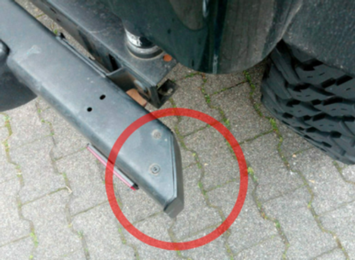 Rear Bumper Endcap for Jeep Wrangler TJ 1997–2006 – Fits Stock Bumper Rear Bumper Endcap for Jeep Wrangler TJ 1997–2006 – Fits Stock Bumper