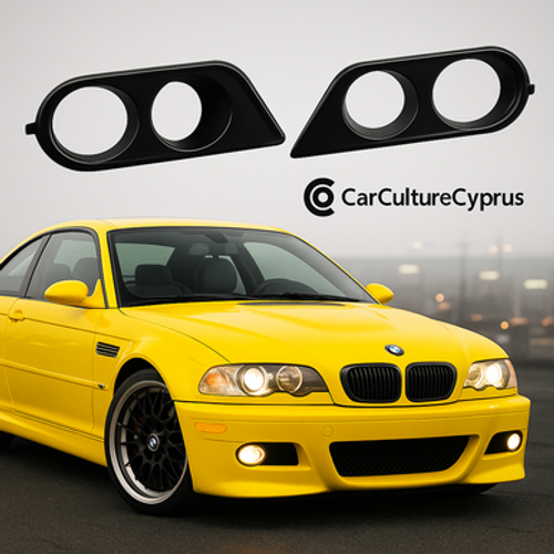 BMW E46 M3 Fog Light Air Duct Covers – Left & Right Set (2001–2006) BMW E46 M3 Fog Light Air Duct Covers – Left & Right Set (2001–2006)