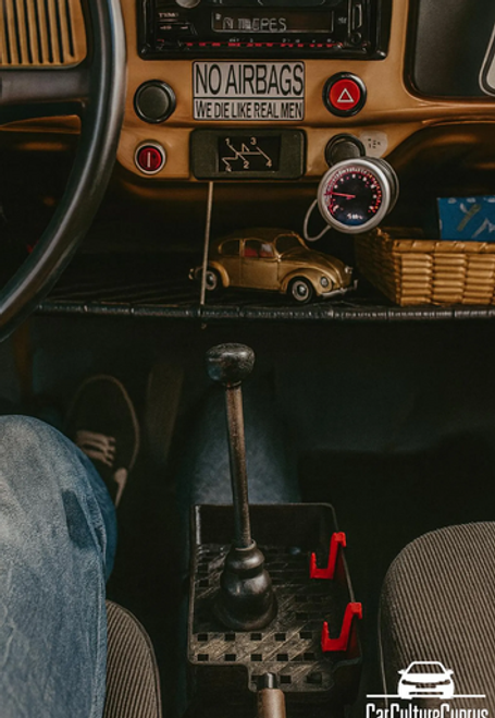 VW Beetle Accessory Basket with Phone Clip Options (Classic Beetle) VW Beetle Accessory Basket with Phone Clip Options (Classic Beetle)