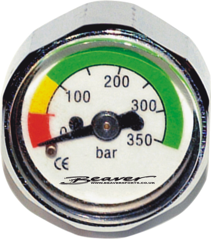 First Stage Button Pressure Gauge