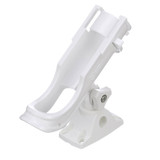 Attwood Heavy-Duty Adjustable Rod Holder w\/Combo Mount - White