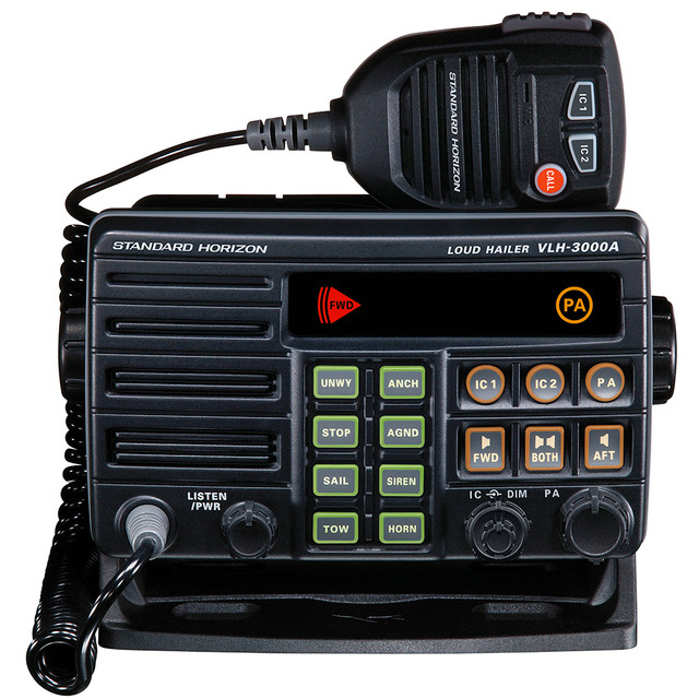 Standard Horizon VLH-3000A 30W Dual Zone PA/Loud Hailer/Fog w/Listen Back & 2 Optional Intercom Stations Standard Horizon 312.99 Explore Gear