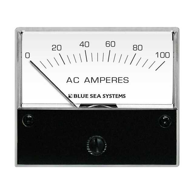 Blue Sea 8258 AC Analog Ammeter - 2-3/4" Face, 0-100 Amperes AC Blue Sea Systems 66.99 Explore Gear