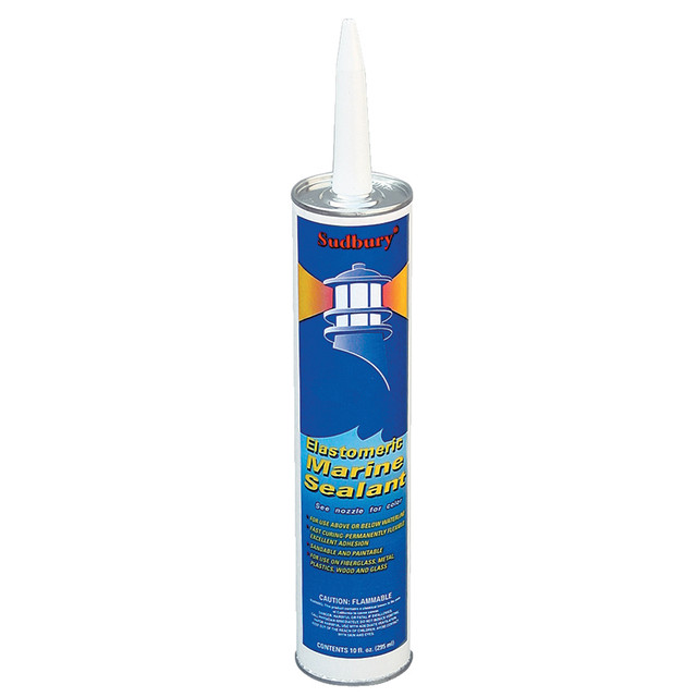 Sudbury Elastomeric Marine Sealant - 10oz Cartridge - White Sudbury 15.99 Explore Gear