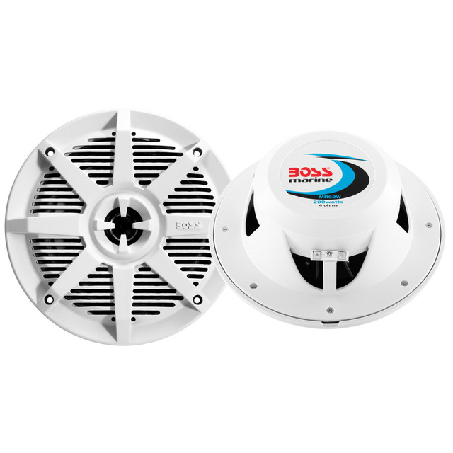 Boss Audio 6.5" MR62W Speaker - White - 200W Boss Audio 44.99 Explore Gear