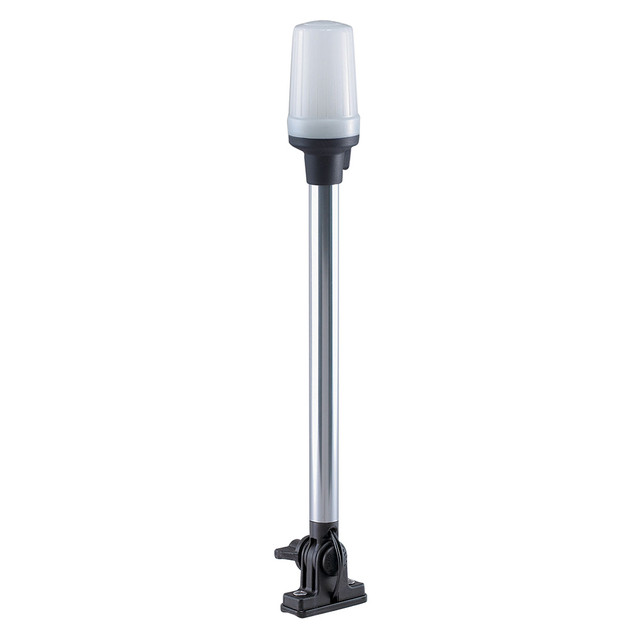 Perko Fold Down All-Round Pole Light - Vertical Mount - White Perko 41.99 Explore Gear