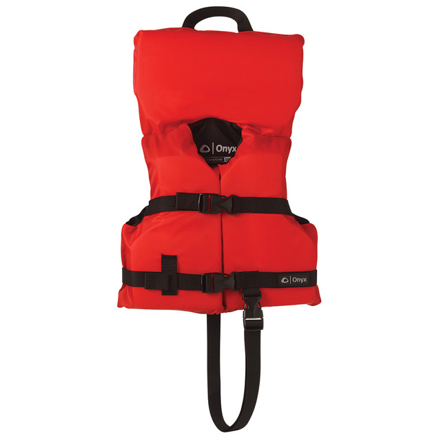 Onyx Nylon General Purpose Life Jacket - Infant/Child Under 50lbs - Red Onyx Outdoor 26.99 Explore Gear