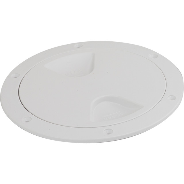 Sea-Dog Screw-Out Deck Plate - White - 5" Sea-Dog 9.99 Explore Gear