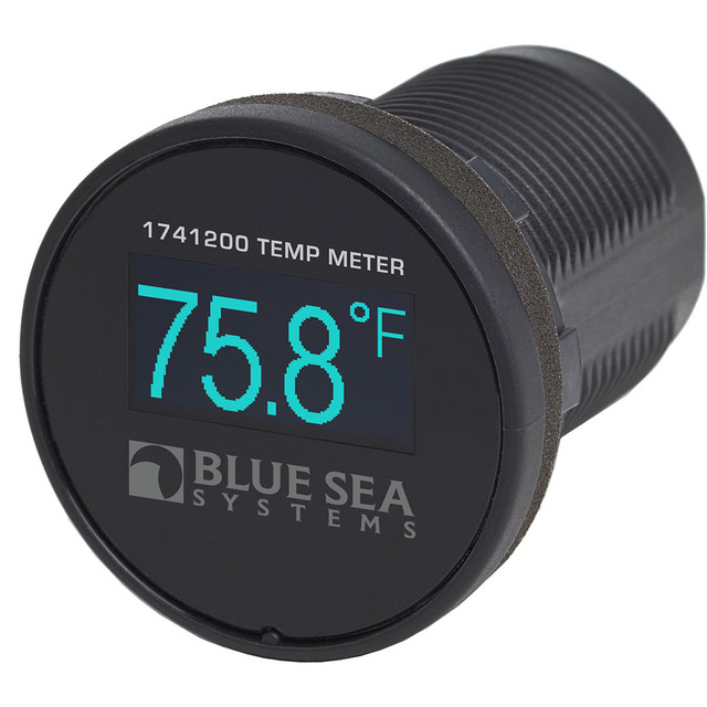 Blue Sea 1741200 Mini OLED Temperature Monitor - Blue Blue Sea Systems 68.99 Explore Gear
