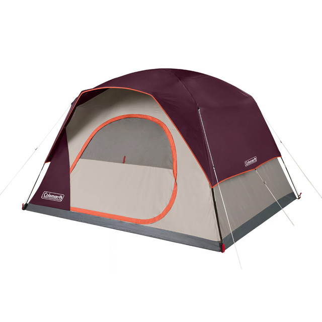 Coleman 6-Person Skydome Camping Tent - Blackberry Coleman 149.99 Explore Gear