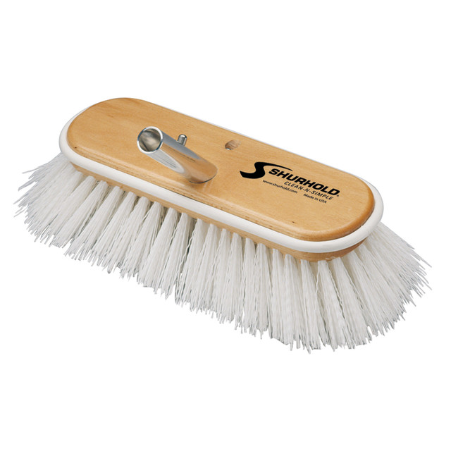 Shurhold 10" Polypropylene Stiff Bristle Deck Brush Shurhold 44.98 Explore Gear