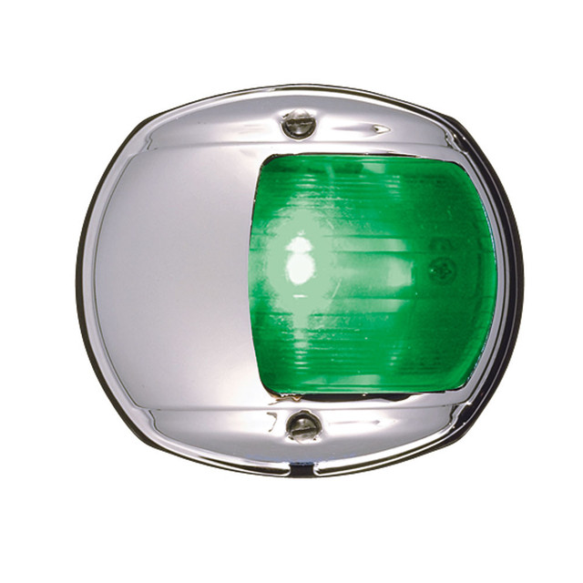 Perko LED Side Light - Green - 12V - Chrome Plated Housing Perko 299.99 Explore Gear