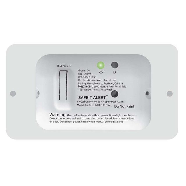 Safe-T-Alert 85 Series Carbon Monoxide Propane Gas Alarm - 12V - White Safe-T-Alert 67.99 Explore Gear